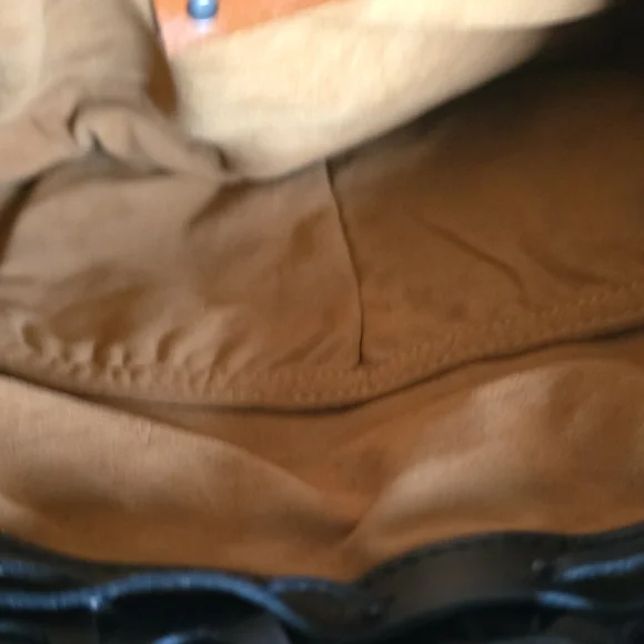 Patricia Nash Black Woven Shoulder Bag No Straps - Picture 7 of 9